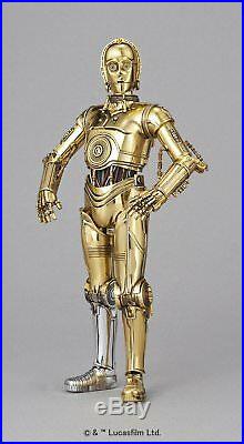 Bandai 1/12 Scale Model Kit Star Wars C-3PO Protocol Droid Humanoid Robot
