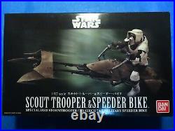 Bandai 1/12 Star Wars Scout Trooper & Speeder Bike (0196693)