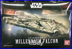 Bandai 1/144 Star Wars Millenium FalconThe Last Jedi Plastic Model Kit
