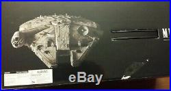 Bandai 1/72 Millennium Falcon Perfect Grade Model Kit + Custom Decals Star Wars