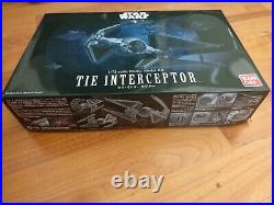Bandai 1/72 Scale Tie Interceptor Star Wars Plastic Model Kit