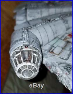 Bandai Millennium Falcon 1/144 Built, Painted, Weathered Star Wars, Han Solo