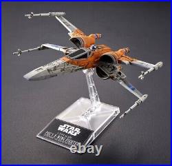 Bandai STAR WARS 1/144 Poe's X-Wing Fighter & X-Wing Fighter Plastic Model Kit