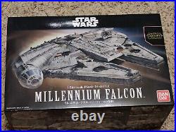 Bandai Satr Wars Millennium Falcon with photo etch and light kit 1/144 scale