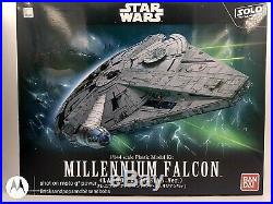 Bandai Solo A Star Wars Story Millenium Falcon 1/144 Model Kit Uk Stock