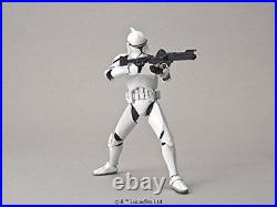 Bandai Star Wars 1/12 Clone Trooper Plastic Model Kit Brand New BAN207574 Japan