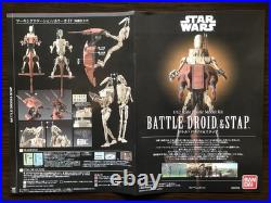 Bandai Star Wars 1/12 scale BATTLE DROID & STAP Plastic Model Kit