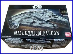 Bandai Star Wars 1/144 Millennium Falcon Model Kit The Force Awakens Plastic JPN Bandai Star Wars 1/144 Millennium Falcon Model Kit The Force Awakens Plastic JPN