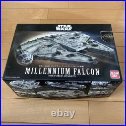 Bandai Star Wars 1/144 Millennium Falcon Model Kit The Force Awakens Plastic JPN