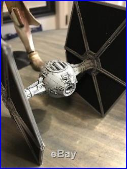 Bandai Star Wars AT-ST & Tie Fighter Built & Painted- Empire Sideshow Hot Toys