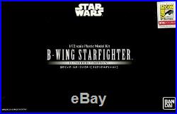 Bandai Star Wars B-Wing 1/72 Scale Model Kit Hobby Limited Edition USA Seller