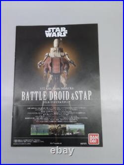 Bandai Star Wars Battle Droid and Stap 1/12 plastic model kit 300622