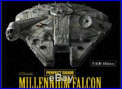 Bandai Star Wars Millennium Falcon PG Perfect Grade 1/72 Scale Model Kit NEW USA
