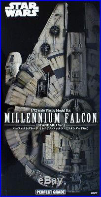 Bandai Star Wars PG Millennium Falcon Standard Ver. 1/72 Scale Kit 257271