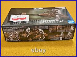 Bandai Star Wars Scout Trooper & Speeder Bike 1/12 Scale Model Kit