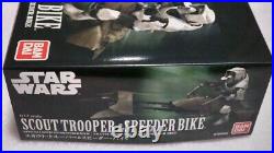 Bandai Star Wars Scout Trooper & Speeder Bike 1/12 Scale Model Kit
