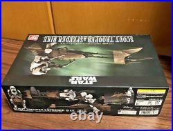 Bandai Star Wars Scout Trooper & Speeder Bike 1/12 Scale Model Kit