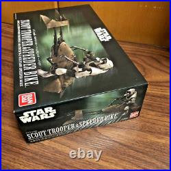 Bandai Star Wars Scout Trooper & Speeder Bike 1/12 Scale Model Kit