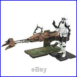 Bandai Star Wars Scout Trooper and Speeder Bike 112 Scale Model Kit