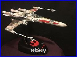 Bandai Star Wars X-Wing Model Moving Edition 1/48 FULLY BUILT LIGHT/EFFECTS