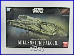 Bandai Star Wars (the Last Jedi) Millenium Falcon 1/144 Model Kit Uk Stock