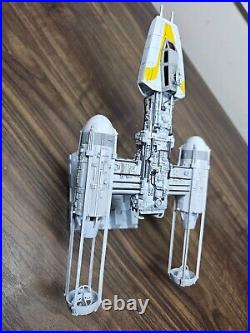 Bandai Y-Wing Starfighter Star Wars 1/72 Plastic Model Kit Expertly Built