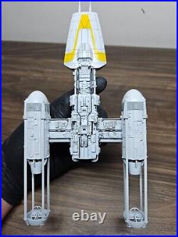 Bandai Y-Wing Starfighter Star Wars 1/72 Plastic Model Kit Expertly Built