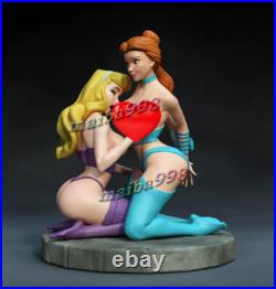 Bella & Cinderella 3D Print Garage Kit Figure Model Kit Unpainted Unassembled GK