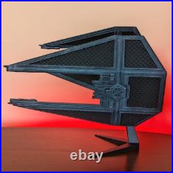 Big TIE Interceptor Star Wars SW KIT Painted Model Large Fighter 3D Printed
