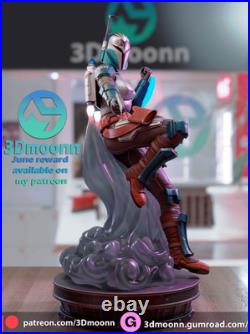 Bo Katan Kryze Fan Art Kit 18 Scale (9 inch) 3Dmoonn