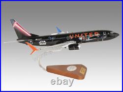 Boeing 737-800 United Airlines Star Wars Livery Solid Handcrafted Display Model