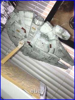 Built & Painted Bandai 1/144 Millennium Falcon Star Wars The Force Awakens 2