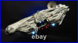 Built & Painted Bandai 1/144 Millennium Falcon Star Wars with LEDs