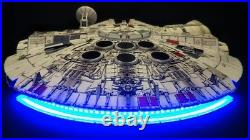 Built & Painted Bandai 1/144 Millennium Falcon Star Wars with LEDs Built & Painted Bandai 1/144 Millennium Falcon Star Wars with LEDs