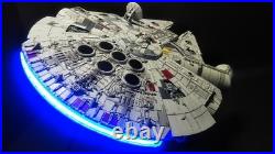 Built & Painted Bandai 1/144 Millennium Falcon Star Wars with LEDs Built & Painted Bandai 1/144 Millennium Falcon Star Wars with LEDs