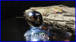 Built & Painted Bandai 1/144 Millennium Falcon Star Wars with LEDs Built & Painted Bandai 1/144 Millennium Falcon Star Wars with LEDs