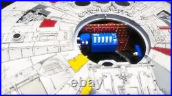 Built & Painted Bandai 1/144 Millennium Falcon Star Wars with LEDs Built & Painted Bandai 1/144 Millennium Falcon Star Wars with LEDs