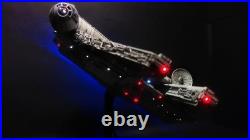 Built & Painted Bandai 1/144 Millennium Falcon Star Wars with LEDs