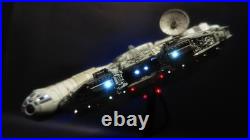 Built & Painted Bandai 1/144 Millennium Falcon Star Wars with LEDs