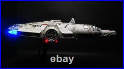 Built & Painted Bandai 1/144 Millennium Falcon Star Wars with LEDs Built & Painted Bandai 1/144 Millennium Falcon Star Wars with LEDs