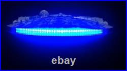 Built & Painted Bandai 1/144 Millennium Falcon Star Wars with LEDs