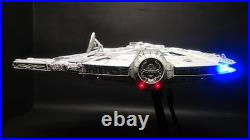 Built & Painted Bandai 1/144 Millennium Falcon Star Wars with LEDs Built & Painted Bandai 1/144 Millennium Falcon Star Wars with LEDs