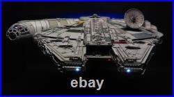 Built & Painted Bandai 1/144 Millennium Falcon Star Wars with LEDs