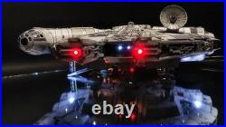 Built & Painted Bandai 1/144 Millennium Falcon Star Wars with LEDs Built & Painted Bandai 1/144 Millennium Falcon Star Wars with LEDs