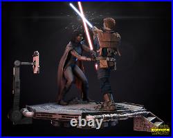 CAL KESTIS vs SECOND SISTER Diorama Star Wars Jedi Survivor 3D Resin Model Kit