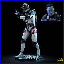 Cody Star Wars 3D Printing Figure Unpainted Model GK Blank Kit Sculpture Stock