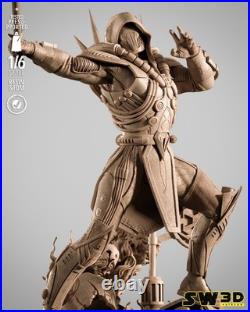 Darth Marr 3D Printed Figure, Unpainted Sith Lord Model Kit