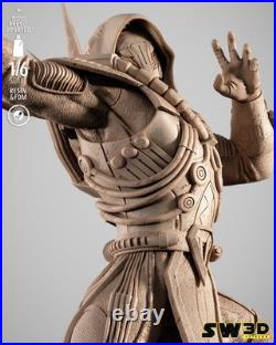 Darth Marr 3D Printed Figure, Unpainted Sith Lord Model Kit