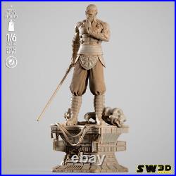 Darth Sion 3D Printed Figure, Star Wars KOTOR Sith Lord Statue, Unpainted
