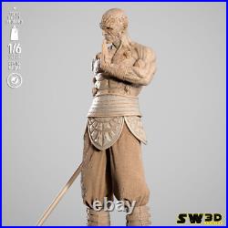 Darth Sion 3D Printed Figure, Star Wars KOTOR Sith Lord Statue, Unpainted